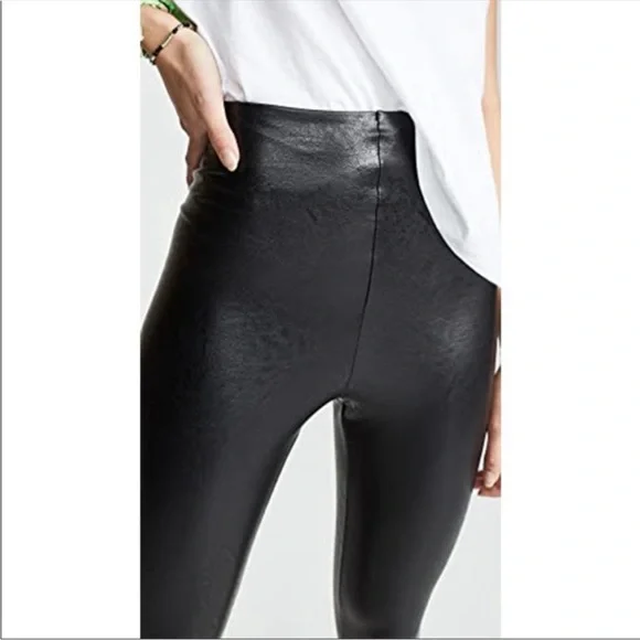 Commando | Perfect Control Faux Leather Legging in Black - S - Picture 3 of 8